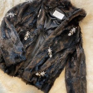 Zara faux fur jacket